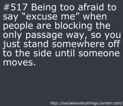 Social Anxiety Things