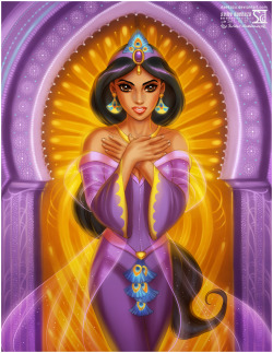 girlsbydaylight:  Princess Jasmine by *daekazu 