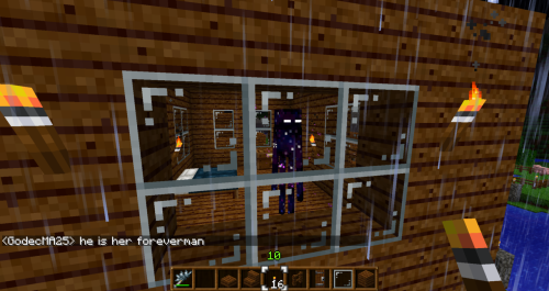 ms-ashri:  drvalkyrie:  p5stuck:  taiirameii:  ainsleylaughingalonewithsalad:  avarietous:  An Enderman came into my house to hide from the rain.  He was very polite and left promptly at sunrise.  gentlerman  awh kawaii  that is so sweet  Things I am