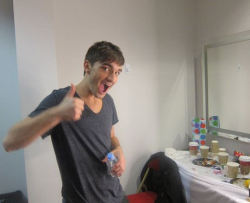 twthewanted:   Backstage at the Jinglebell Ball  