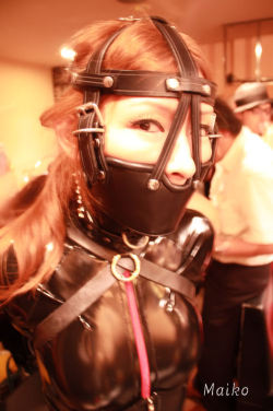 Girls tied, gagged and fully covered up