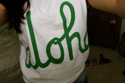 kaybeasee:  Reppin’ aloha on da east coast.  