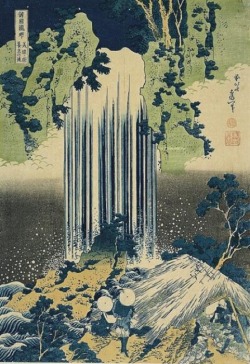 cavetocanvas:  Hokusai, The Falls of Yoro, Province of Mino,