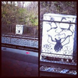 Graffiti 🎨 (Taken with Instagram at Fort Totten Metro Station)