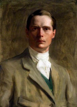 steelylaceribbon:  Brian Hatton, Self Portrait, (1907) 