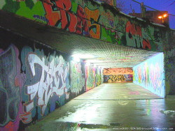 graff14:  Underground Passage Graffiti in HDR [024-2010_project365]