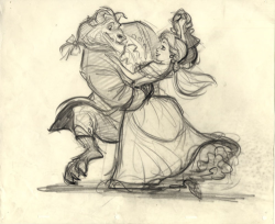 beautefragile:  Beauty and the Beast concept art by Glen Keane!