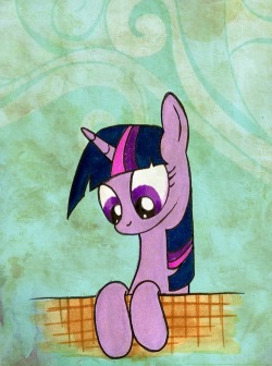 Look down, Twilight. Because you look so darn cute when you do