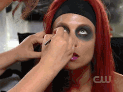 What was up with the makeup? They all looked like bad drag queens.
