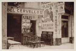 fuckyeahchaplin:  1928 photogravure of a furniture store in Barcelona,