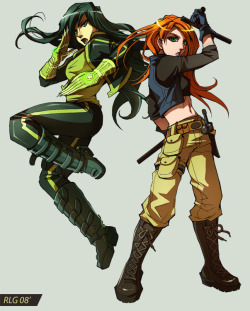 strawberrybudikai:  Comm: Kim and Shego by *Soap-Committee Is