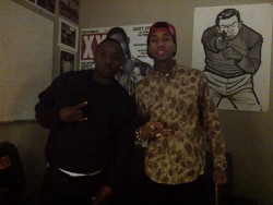 thav-code:  Tyga visits the office. Lil Cease thinks he works