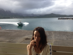 cassbird:  Rachel in coconut island 