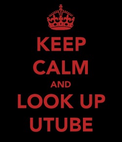 americanhorrorstorygreetingcards:  Keep Calm and Look Up Utube