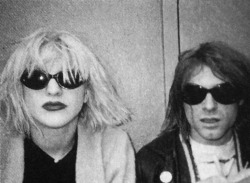 nirvananews:  Kurt Cobain and Courtney Love in New York, January