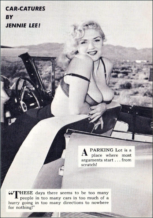 1950sunlimited:  Jennie Lee From ‘Bombshells of Burlesque’ magazine (1963).. 