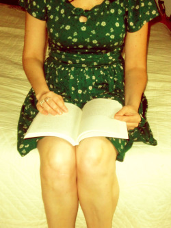 ecstasyinstants:    Self-Portrait (From The Green Dress Series)