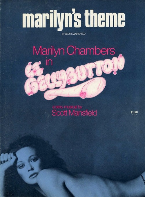 Sheet music for the song “Marilyn’s Theme” from the 1976 off-Broadway production Le Bellybutton.