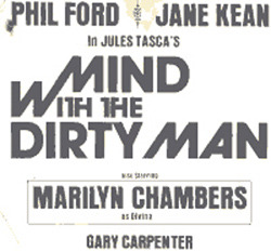 Advertisement for the play The Mind with the Dirty Man, which