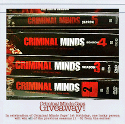 criminalmindscaps:  On December 31st, this Tumblog will be turning