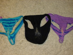 submission from hotcouple: My 23 yr old wife knows that I&rsquo;m an addict to dirty panties, so sometimes she wears them 4-5 days straight to make sure it&rsquo;s really dirty&hellip;  ;)  You Lucky Bastard!!!