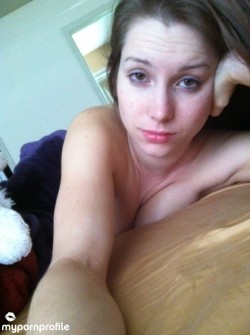 This is me. In the morning. No make up and not wanting to wake