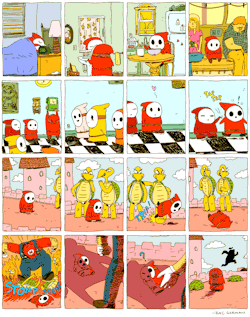 idrawnintendo:  A day in the life of a Shy Guy. I freaking LOVE