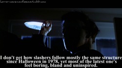horror-movie-confessions:  “I don’t get how slashers follow