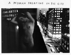 songsfornoone:  A Woman Dreaming in the City, 1968 
