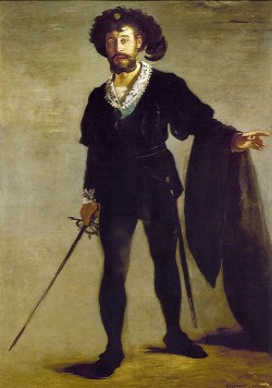 loquaciousconnoisseur:  Édouard Manet Faure as Hamlet (1877)