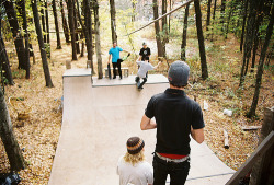 Nice halfpipe in the middle of nowhere, jus u an your crew havin