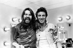 celluloidshadows:  Bob Seger and Bruce Springsteen. Click the
