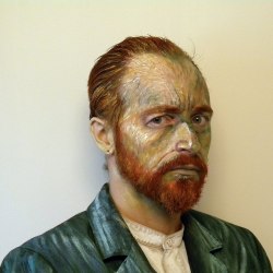 internetbadgal:   Van Gogh - (make-up by me.) No photoshop or
