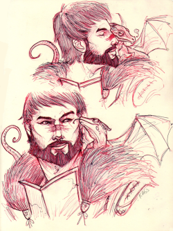 kassafrassa:  spicyshimmy:  kassafrassa:  hawke with a baby dragon