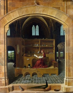 loverofbeauty:  St. Jerome in His Study by Antonello da Messina