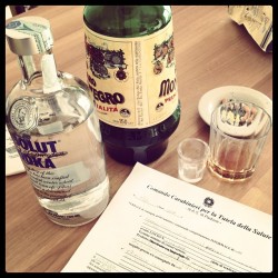 Buon inizio#italy #montenegro#vodka#carabinieri#2011 #pol #padua