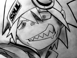 q8-graffiti:  My sketching of Soul From ( Soul Eater ) 