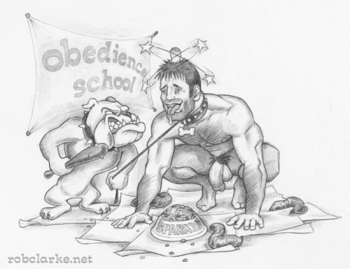 adogandponyshow: Obedience School, 2000 I wonder if Sparky ever got his diploma from the Acme Obedience School. It’s an institution that doesn’t believe in letting sleeping dogs lie, or refunds. 