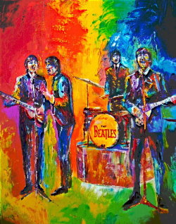 fuckyeahpsychedelics:  “Beatles Hard Days Night” by beatles74i0c