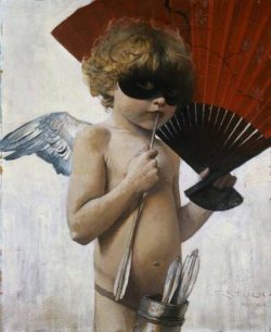 zenfancy:  Cupid at the Masquerade Ball Franz von Stuck 