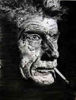 thepersistenceoferika:  Samuel Beckett Sketch. Medium: HB, 2B,