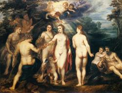 cavetocanvas:  Peter Paul Rubens, Judgment of Paris, c. 1600