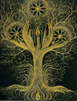 flopehoats:  “tree of life with hands” 
