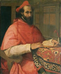 necspenecmetu:  Jacopino del Conte, Portrait of Cardinal Marcello