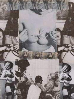 pissflowers: Bondage Culture Collage no.5 “Pure Pain” 12″x16″