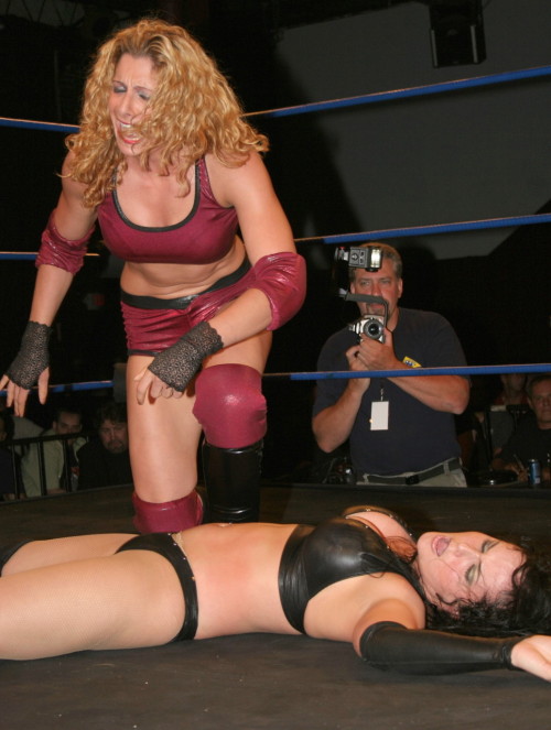 April Hunter and Annie Social vs. Danyah and Cat Power wrestlinwally.com