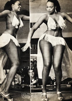 vintagegal: Burlesque dancer Ethelyn Butler c. 1955 