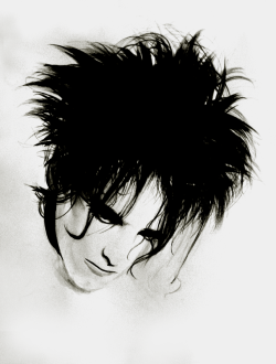 The Cure, goddamnit! <3a3, black acrylic paint, approximately