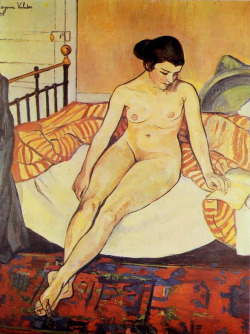 Suzanne Valadon (French, 1865-1938) - Nu à la Couverture raée