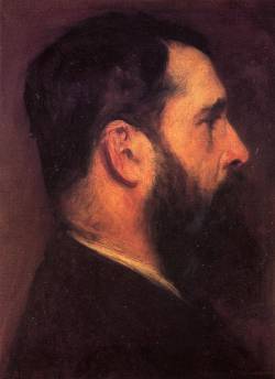 narcissusskisses:  John Singer Sargent - Portrait of Claude Monet